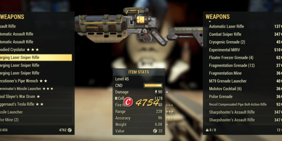 How to Farm Legendary Scrip by Recycling Gear in Fallout 76