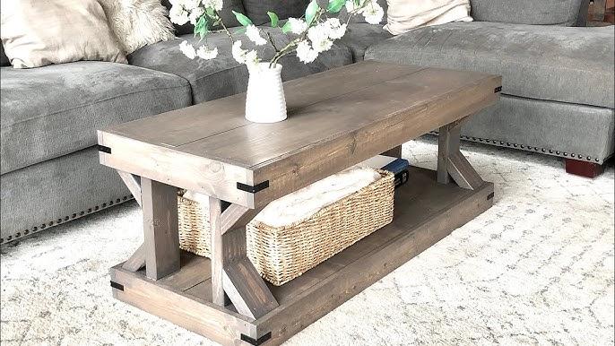 Farmhouse Modern Coffee Tables for Small Apartments in the USA