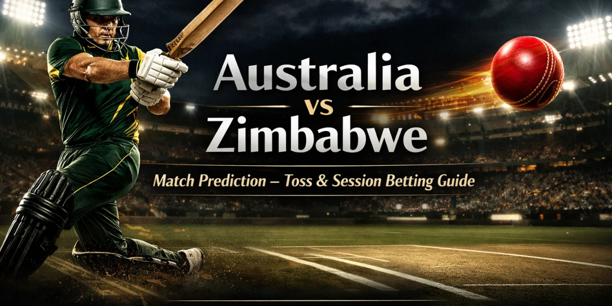 Australia vs Zimbabwe Match Prediction – Toss & Session Betting Guide