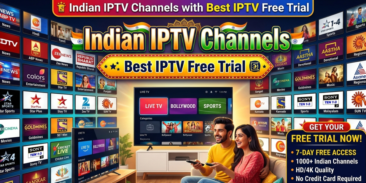 Indian IPTV Channels with Best IPTV Free Trial