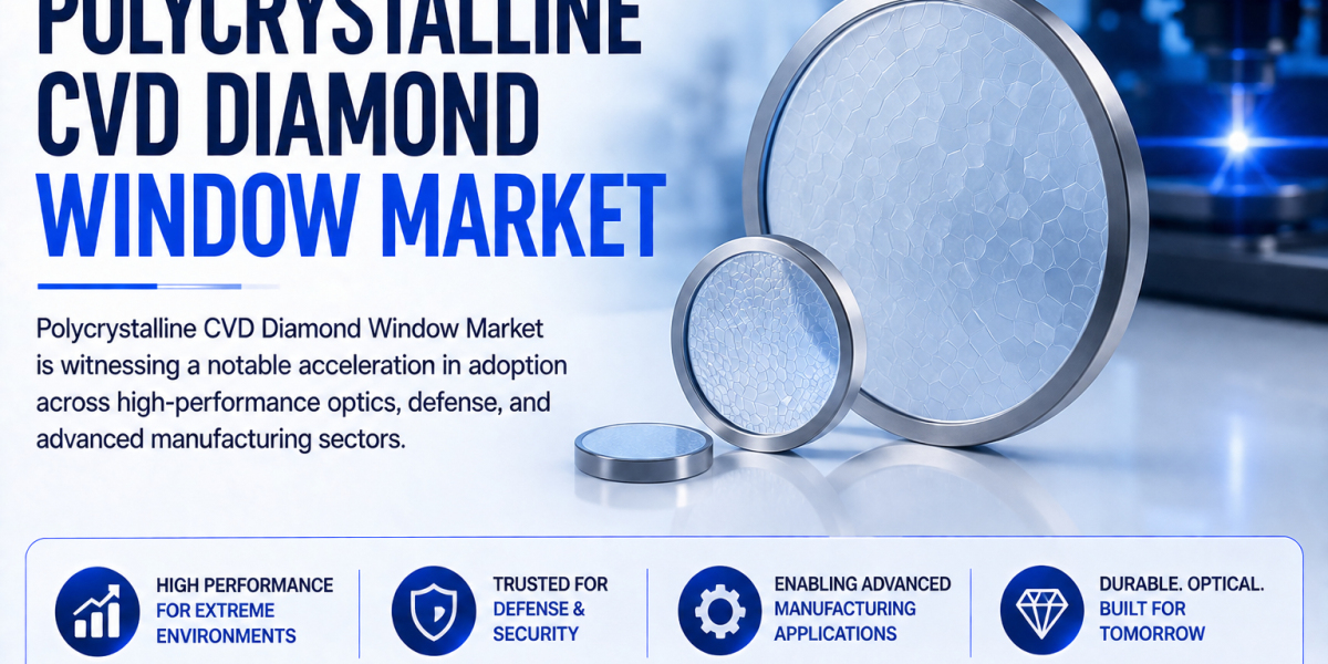 Polycrystalline CVD Diamond Window Market Driven by Growth in Defense, Aerospace, Semiconductor Manufacturing, and Scien