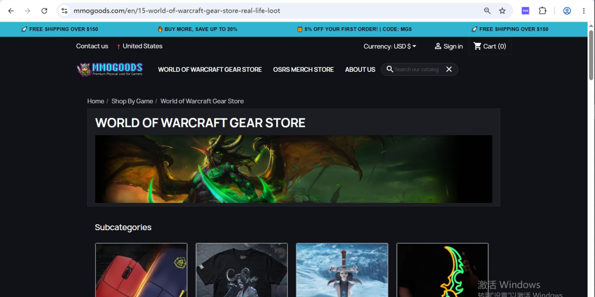 MMOGOODS World of Warcraft Gear Store – Shop Authentic WoW Fan Merchandise