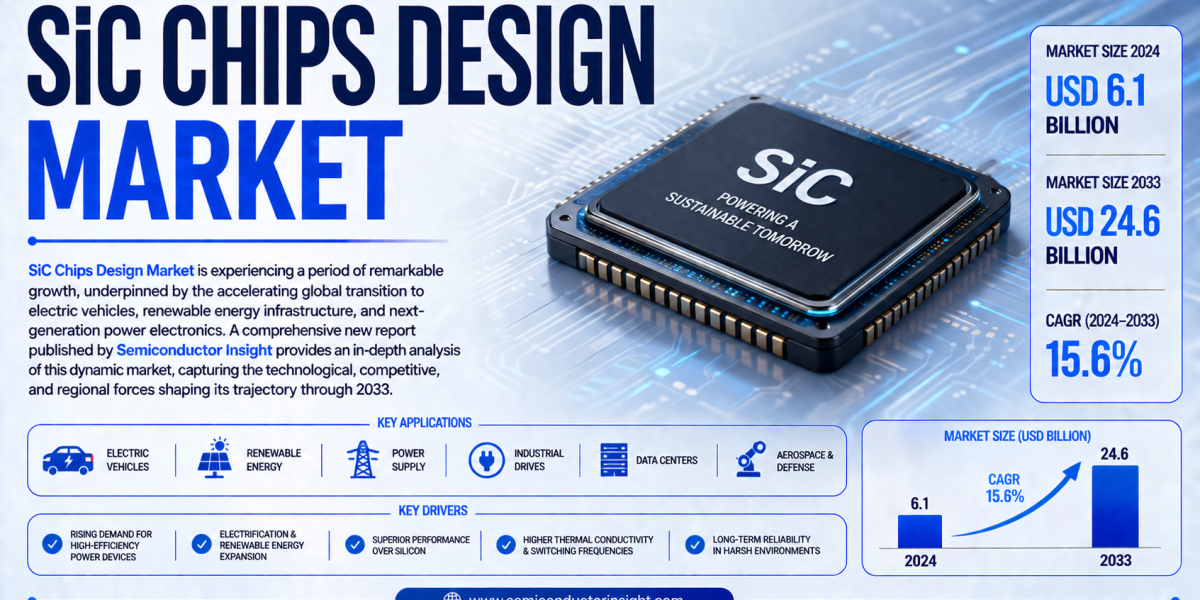 SiC Chips Design Market Driven by Growth in Electric Vehicles, Renewable Energy, Industrial Automation, and Fast Chargin
