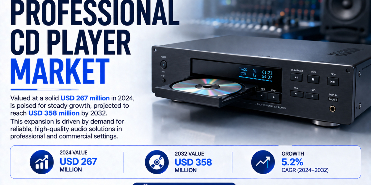 Advanced Professional CD Player Technologies Fuel Strong Growth Across Premium Audio Applications