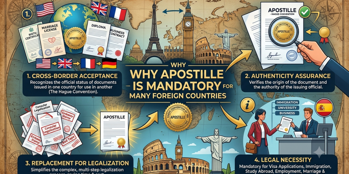 Why Apostille Is Mandatory for Many Foreign Countries