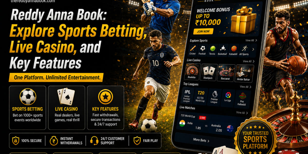 Reddy Anna Book: Explore Sports Betting, Live Casino, and Key Features