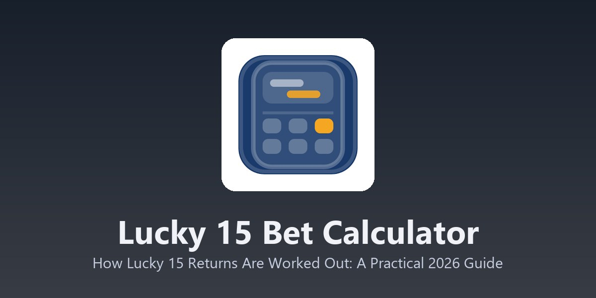 Lucky 15 Bet Calculator - How Lucky 15 Returns Are Worked Out: A Practical 2026 Guide