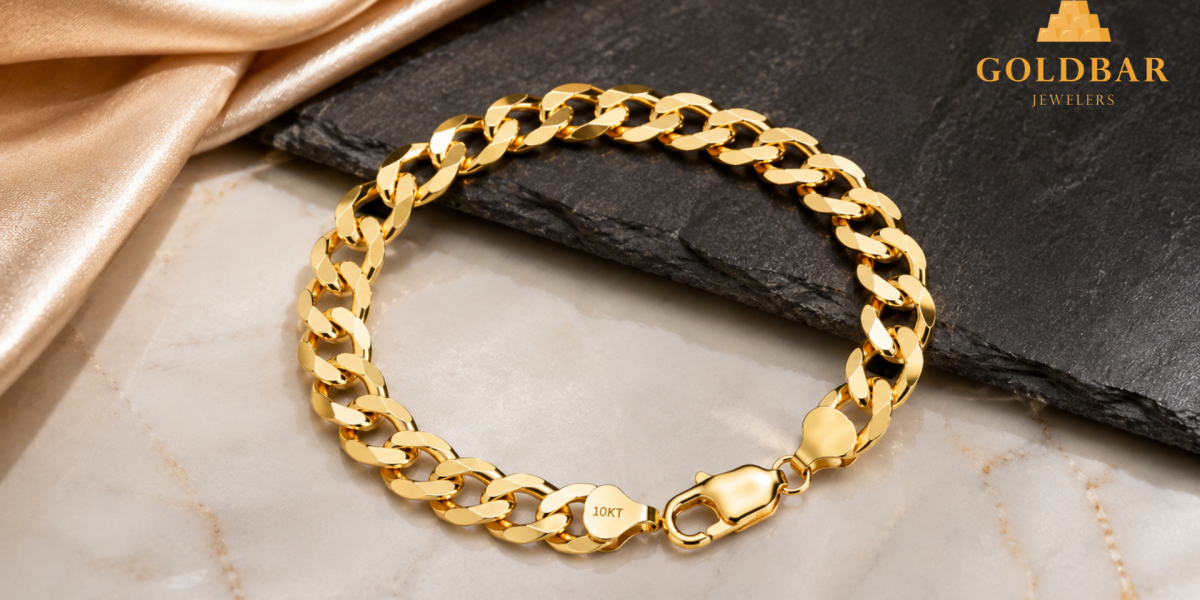 Buy 10k 14k Gold Bracelets in Texas USA-Gold Bar Jeweler