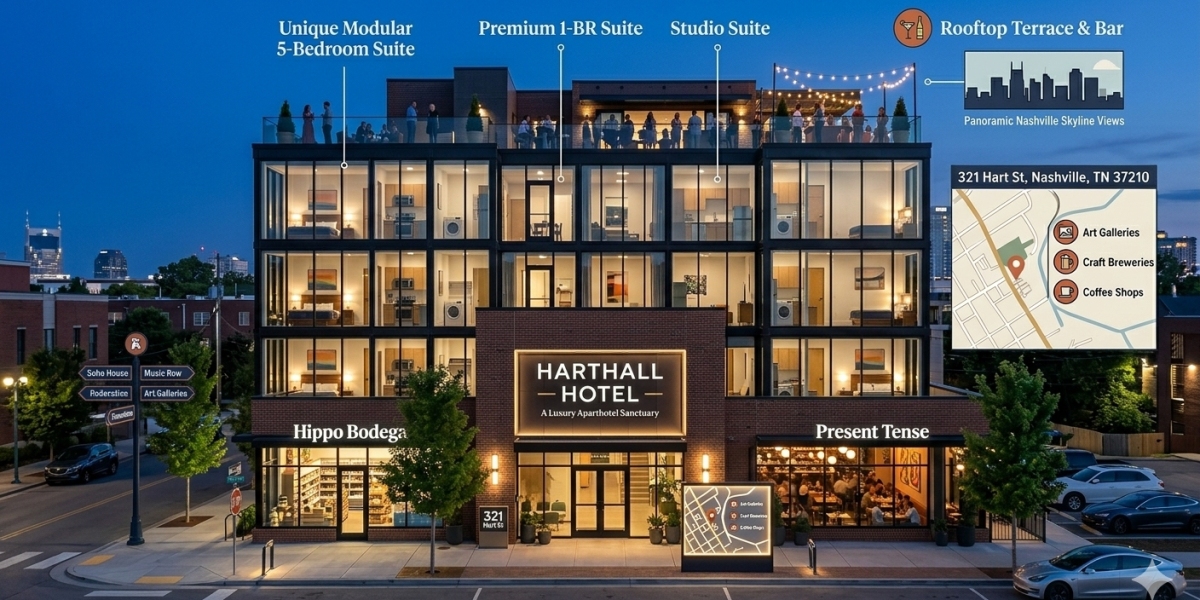 Nashville Hotels with Conference Rooms | Harthall Aparthotel