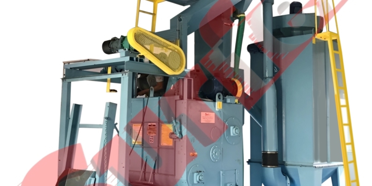 Heavy Structural Steel Roller Conveyor Shot Blast Line
